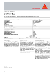 Sikaflex-522, wei&szlig;, 300 ml Kartusche