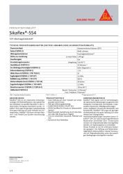 Sikaflex-554, schwarz, 300 ml Kartusche