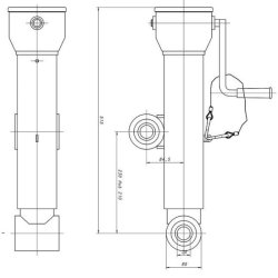 MURAUER Deichselst&uuml;tze, 515 mm