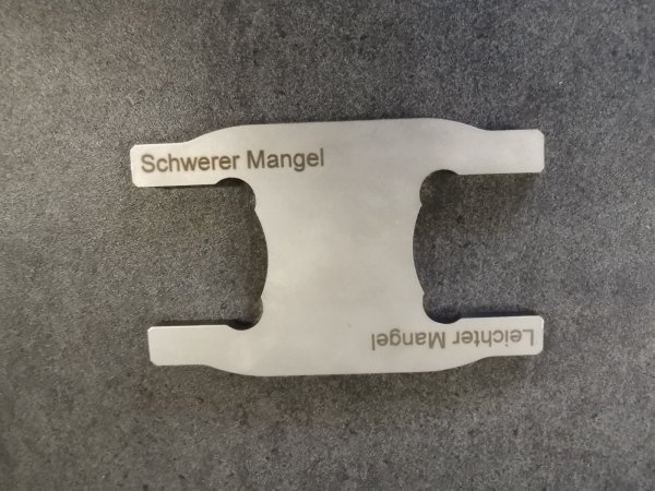 Pr&uuml;flehre f. PKW-Anh&auml;ngerkupplungskugel