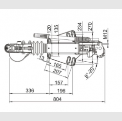 AL-KO Auflaufeinrichtung AE 3500, 2000-3500 kg, ohne...