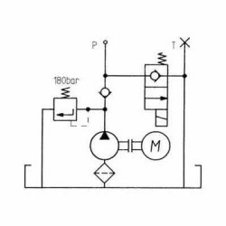 SPX Hydraulikaggregat, 8 l, 12 V, 1600 W